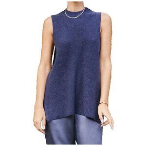 SABLYN Cashmere sleeveless relaxed fit Ashley 100% cashmere womens sweater XS